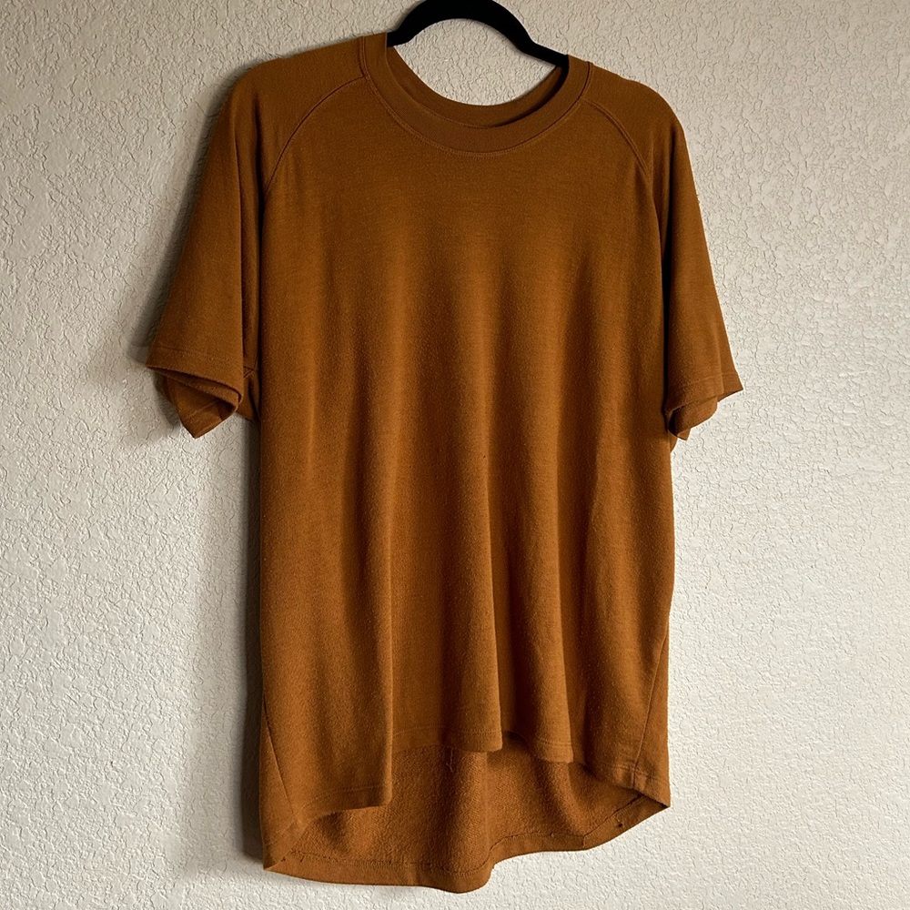 Dark Mustard Yellow Sweater Tee Shirt Size Small